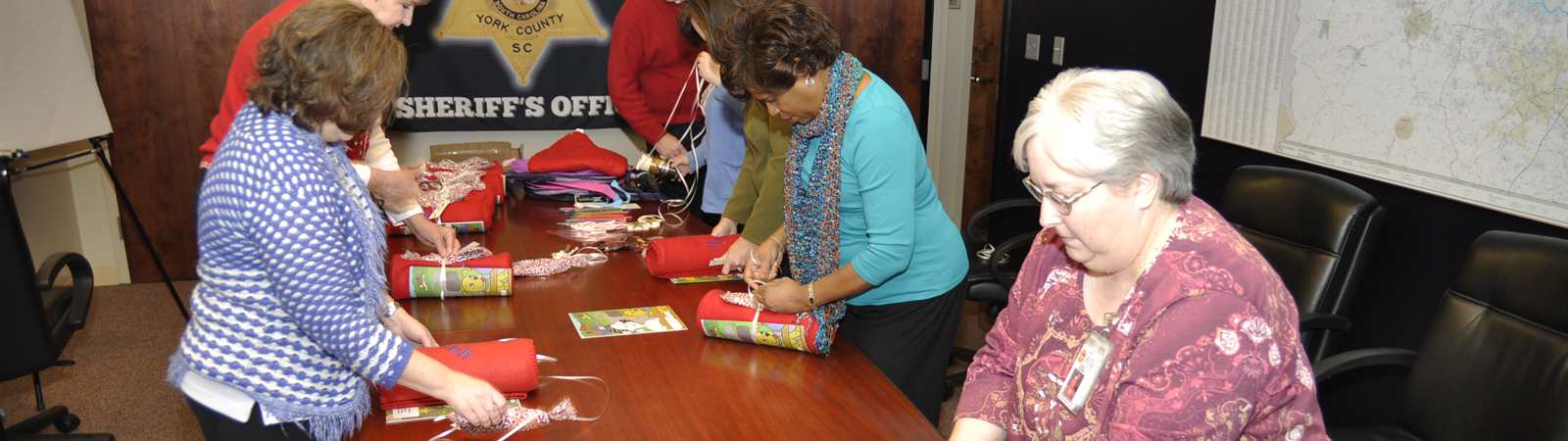 Annual Christmas event at the Children's Attention Home